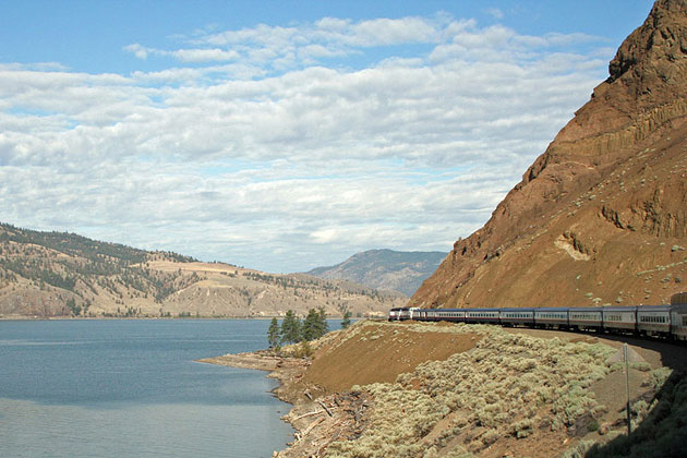 Rocky Mountaineer between Kamloops and Vancouver
